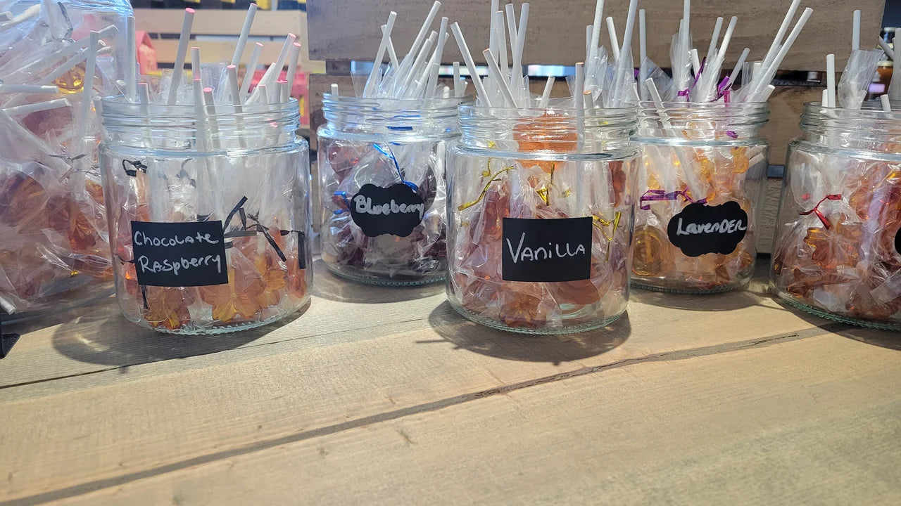 Honey Dipper Lollipops 5 Count