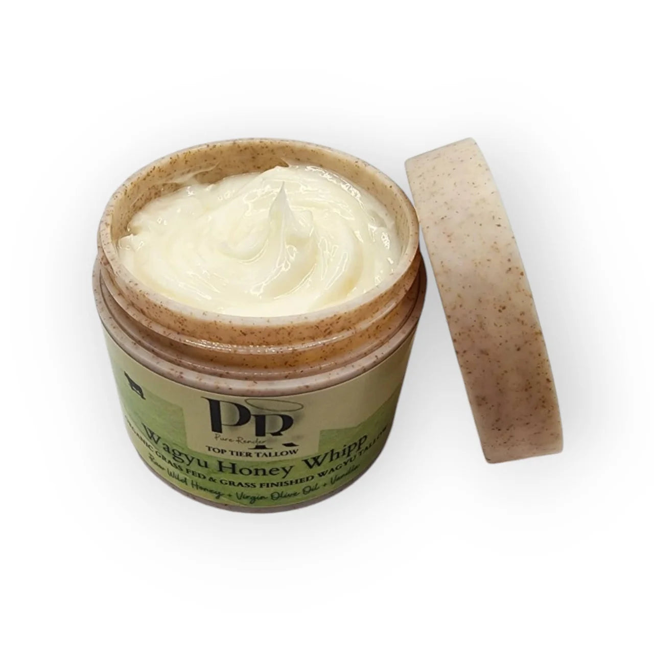 Tallow Honey Whipp, Organic Wagyu Tallow, Pure Render