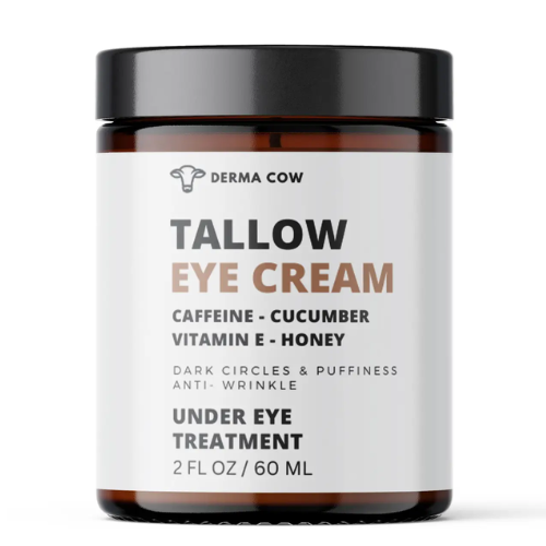 Tallow Eye Cream infused Caffeine,Honey,Vitamin E,Cucumber