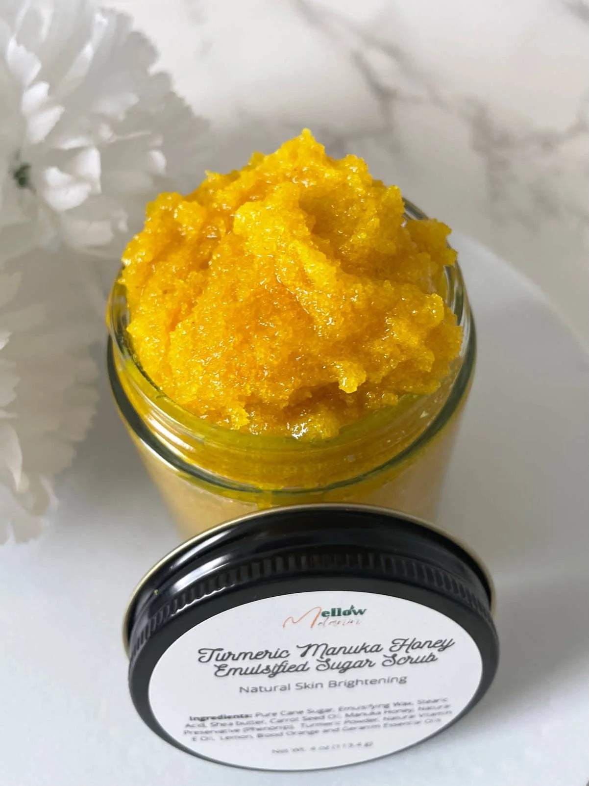 Turmeric and Manuka Honey Brightening Body Scrub