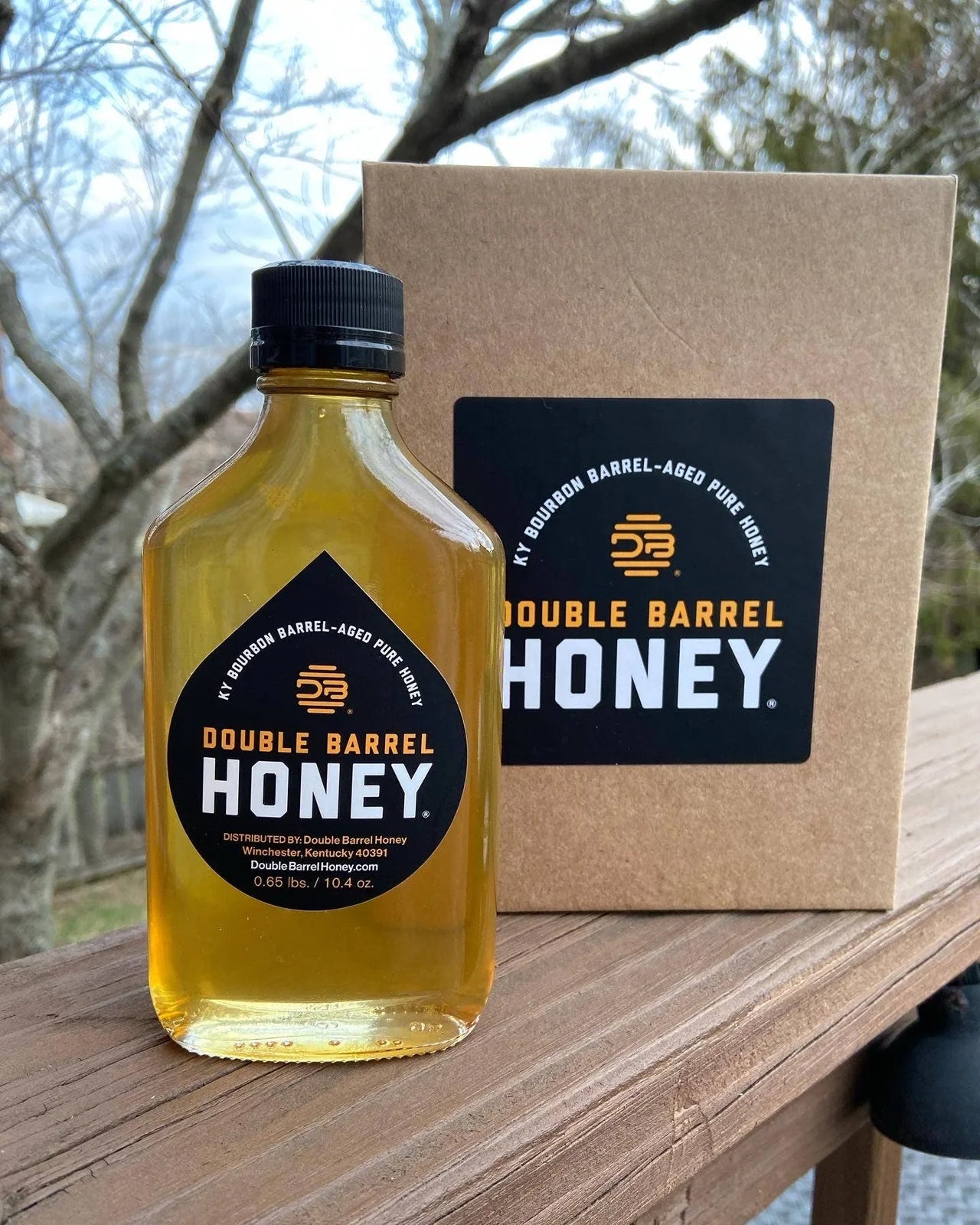 Double Barrel Honey Gift Set